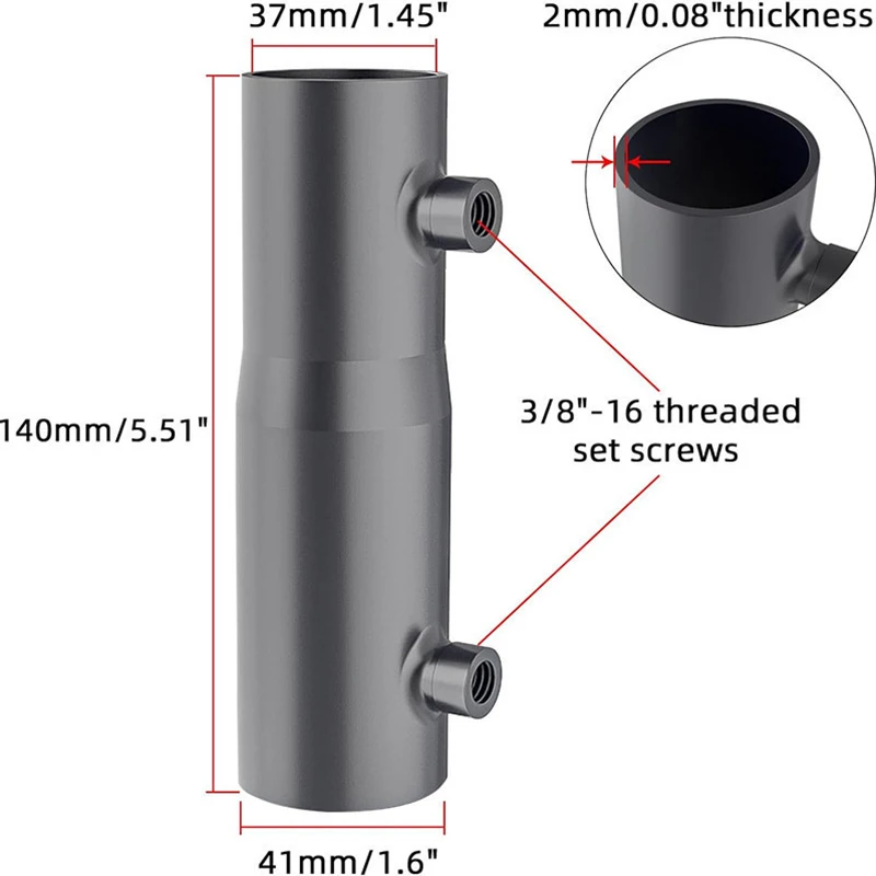 For Starlink V2 Pipe Adapter Round Tube steel Adapter V2 Satellite Bracket Accessories For Home Roof/SUV/Outdoor bracket kits