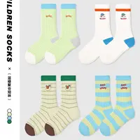 Newest Children's Socks Striped Cartoon Sport Socks 3-12T Boys Girls Cotton Socks Spring Socks Kids Baby 4 Pairs 1