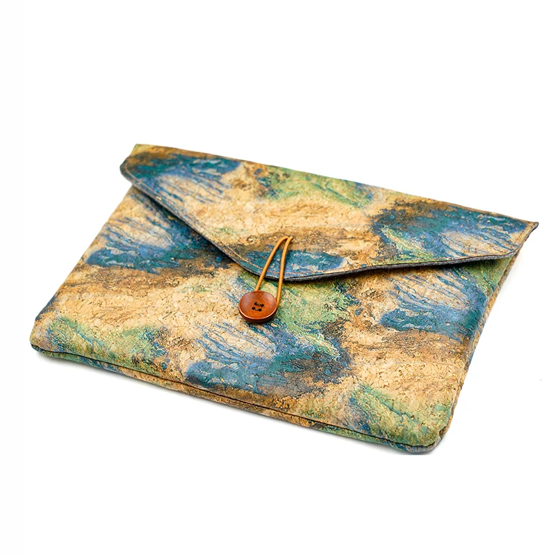 Vintage Soft Cork Cloth Tablet Sleeve - Protective Cover