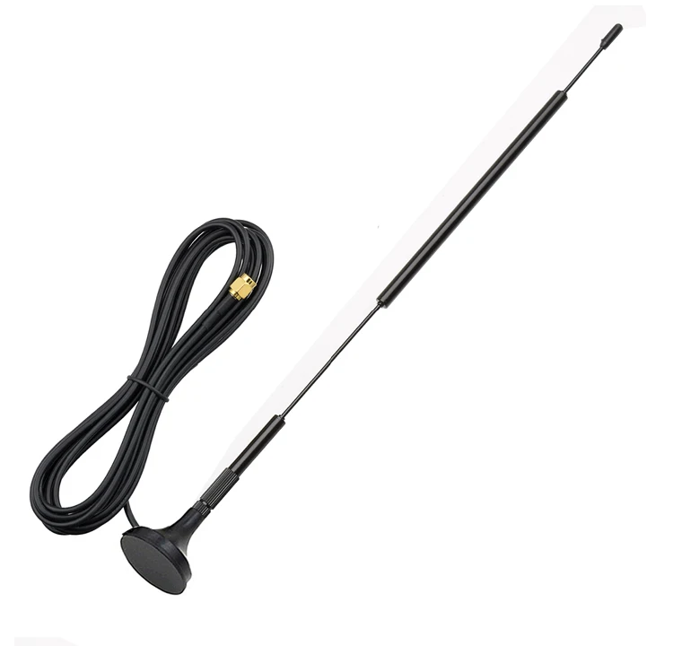 2.4G WIFI Bluetooth Small Suction Cup Antenna High Gain 12dBi SMA Male 3M Cable