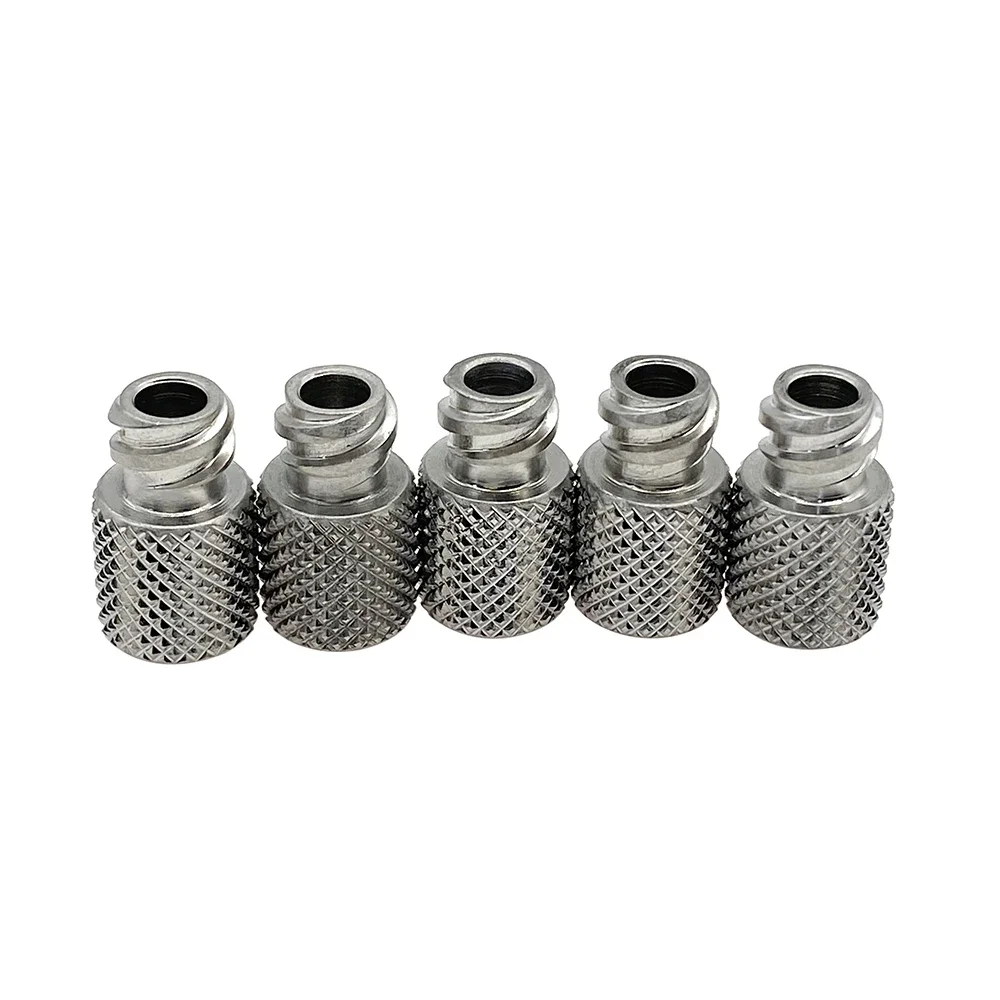 

5pcs/set Syringe Cap with Luer Lock Stainless Steel Liposuction Tool Instruments