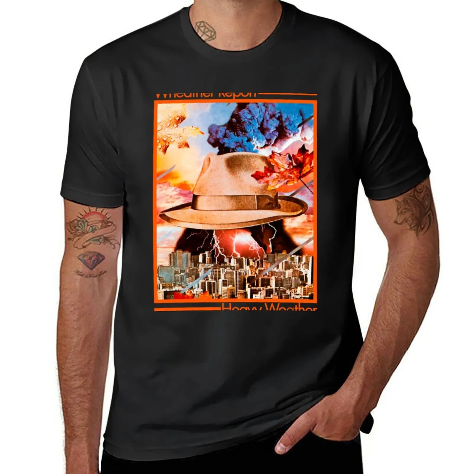 

New Heavy Weather By Weather ReportT-Shirt T-Shirt Blouse plus size tops plain black t shirts men
