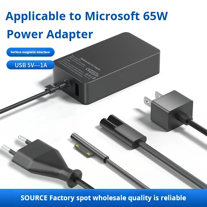 65W 15V 4A Power Adapter for Microsoft Surface Pro4/5/6/7/8/9 Laptop1/2/3/4 Go1/2/3 BooK Charger for 1866 1867 1706 1800 1796 power adapter