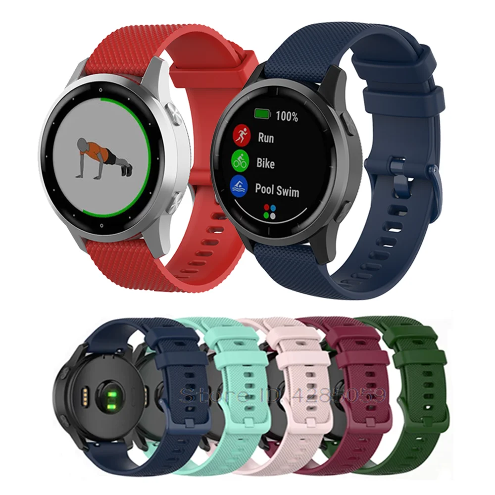 Silicone Strap Replacement Wristband - Adjustable Watch Band