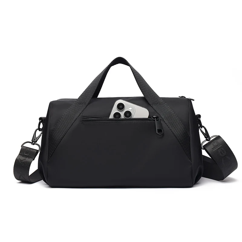 1 piece shoulder bag, solid color handbag, adjustable shoulder strap, zipper closure, Unisex Fashion crossover bag, suitable for