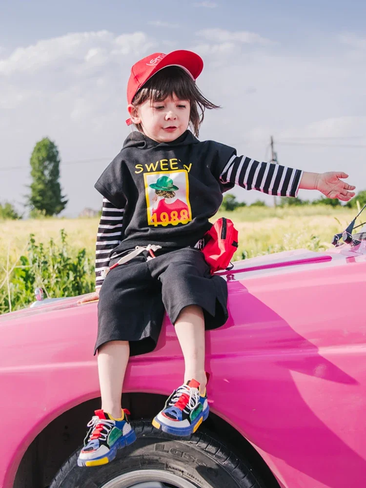 I Ragazzi Si Adattano Ai Pantaloni A Gamba Larga Primaverili 2020 New Tide Kids Baby Boom Mounted Piece Bambini Primavera