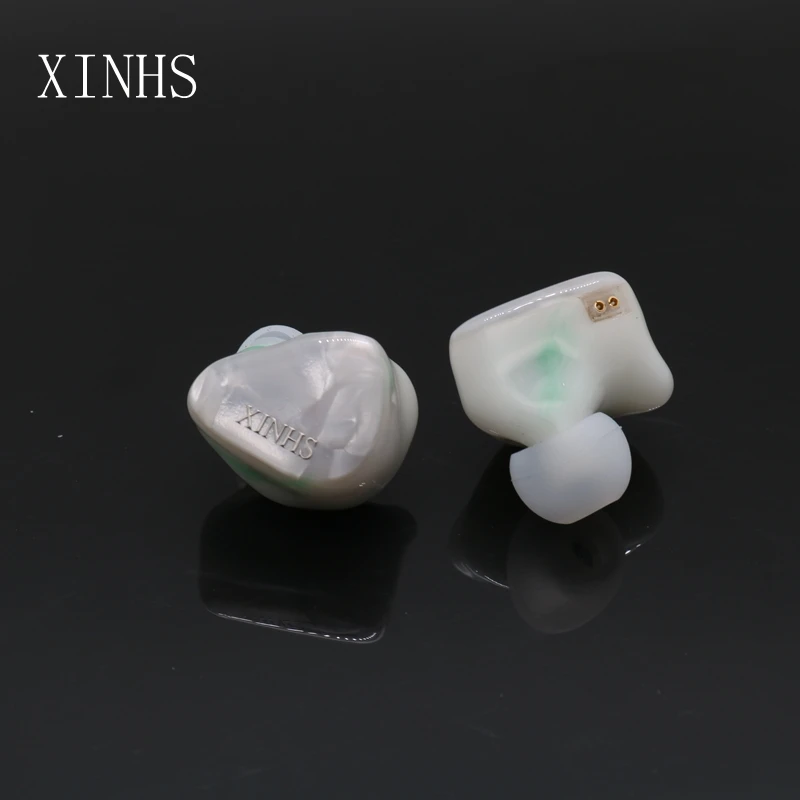 XINHS HS6  ̾ , 1DD + 3BA, Hetian suet jade IEM 0.78mm 2 