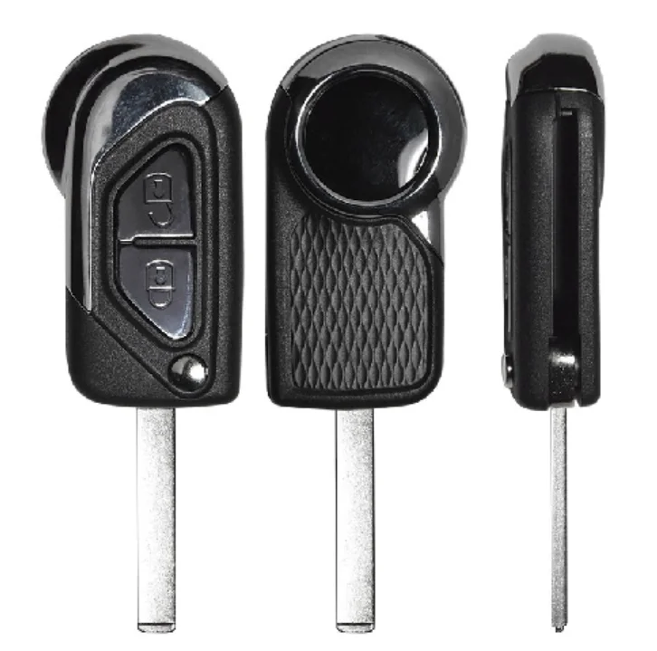 Enhanced 2-Button Folding Flip Key Shell Case