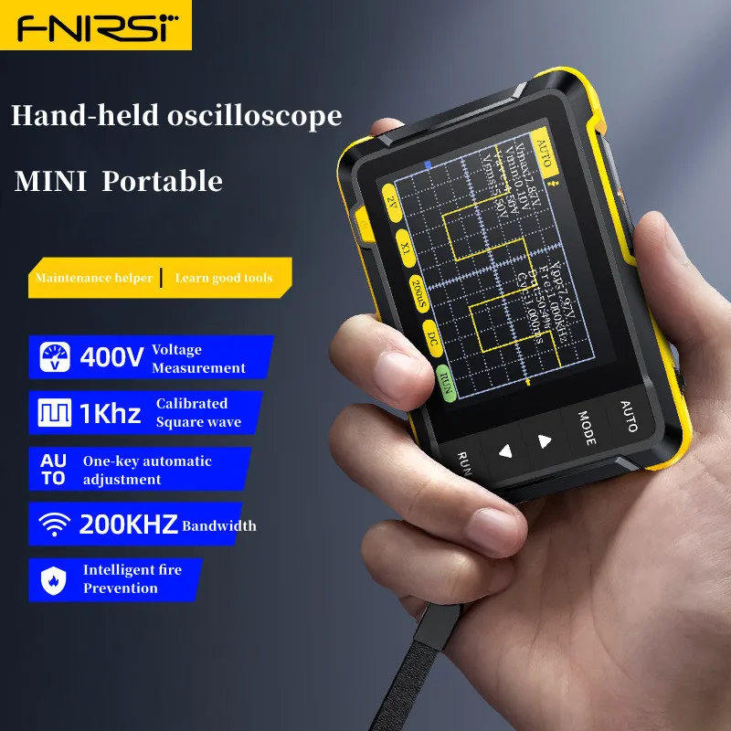 FNIRSI DSO152 Mini Handheld Digital Oscilloscope 2023 Latest Version 2