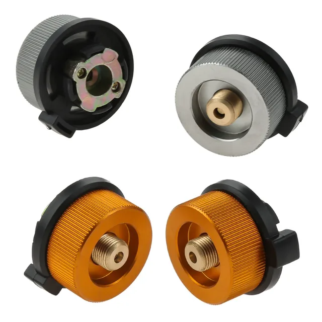 2Db Gázkonverziós Adapterek Od C -Ként Cb Can Ötvözet Újratöltése A Kazetta Hengerek Kályhájából Kempingtartályba Kültéri Bbq Főzés