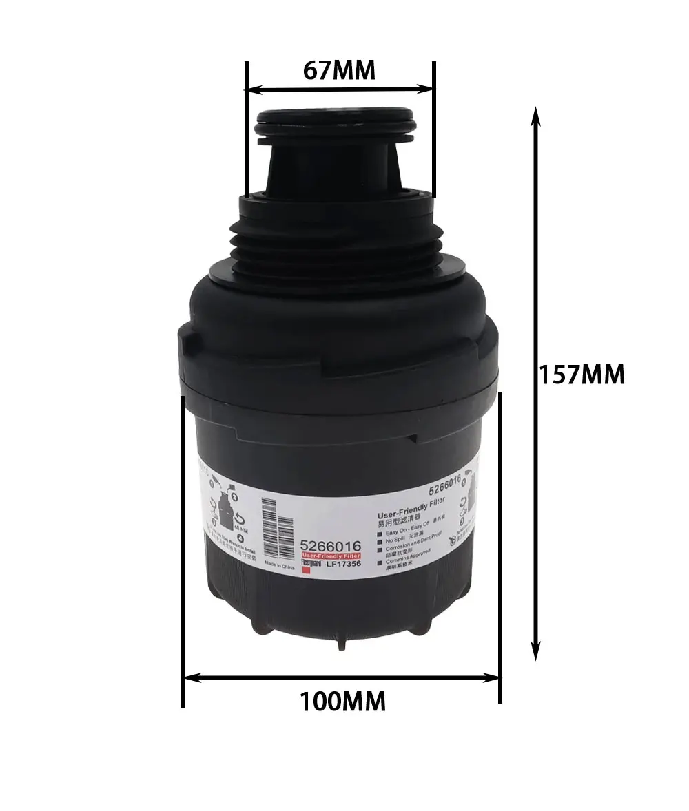 Série do filtro para Ford Cummins, FF5706,