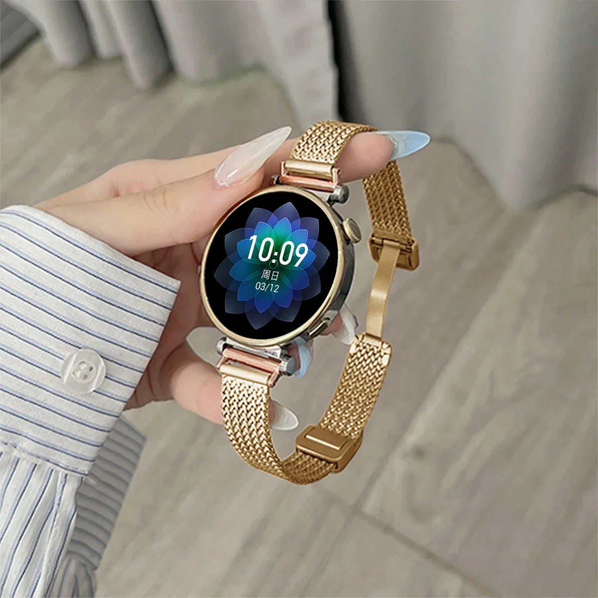 Luxury Metal Magnetic Watch Strap - 20/22mm Elegantly Designed Bracelet