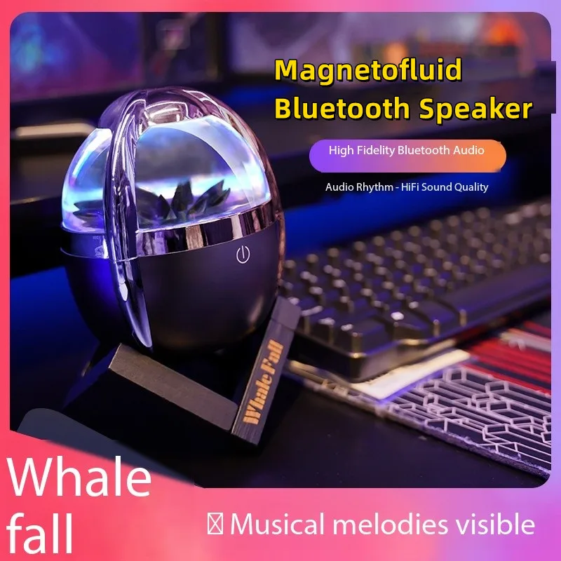 

Высококачественные динамики Bluetooth Venom, магнитная жидкость, визуальный музыкальный ритм, пикап, беспроводной звуковой бокс, настольный креативный звуковой бокс