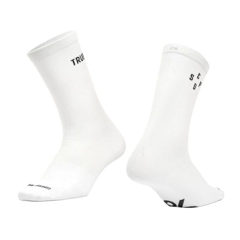 

CSPD Classic Black White Cycling Socks Men Women Compression Socks For Running Cycling Socks Sports Non-Slip Football Bike Socks