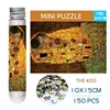 150pcs Mini Test Tube Puzzle The Kiss Gustav Klimt Famous Painting Funny Educational Game Wall Display Birthday Festival Gifts 1