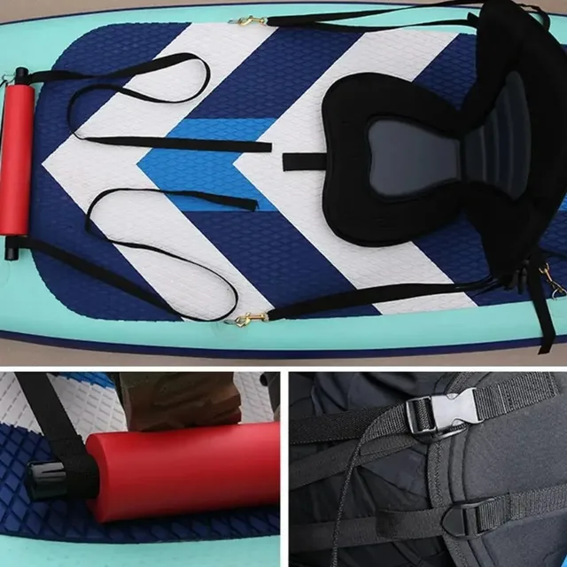 Surfing Kayak Tool Kayak Seat Storage Bag Paddleboard Shoulder Carry Sling Foot Rope Latch Tail and Base Surfboard Accessories 4