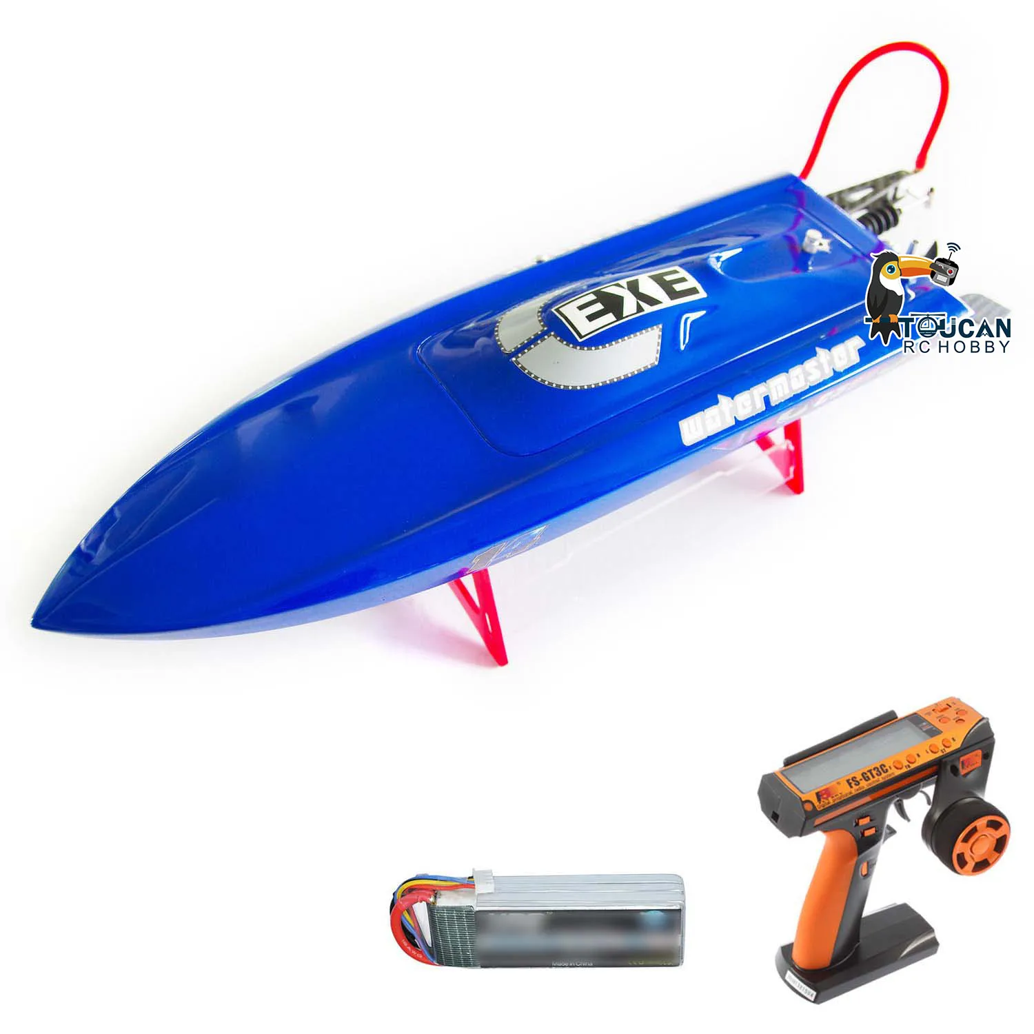 

DTRC Radio Control High Speed Waterproof Racing Boat RTR C390 RC Mini Ship Blue Toy Model Toucan Hobby For Boys THZH1596-SMT9