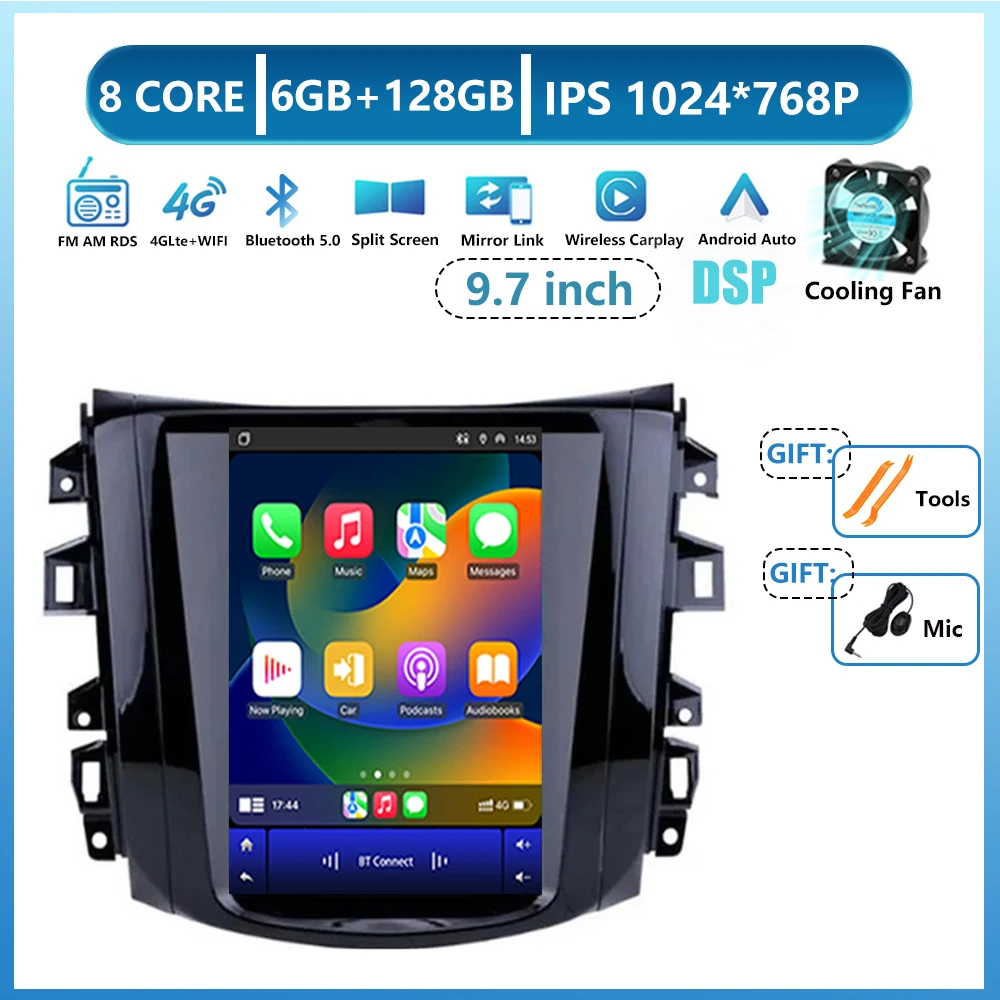 أندرويد 16 السيارات لنيسان نافارا تيرا NP300 2018...