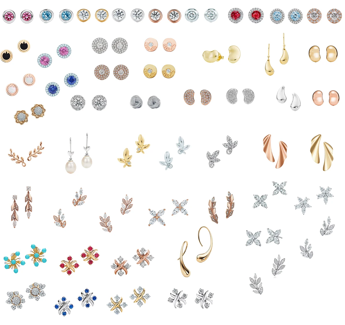 TFS-Boucles d'Oreilles Créoles en Argent et Bonbons Mignons, Collier en Émail Néon, Breloque en Forme de Cœur, Pendentif localit