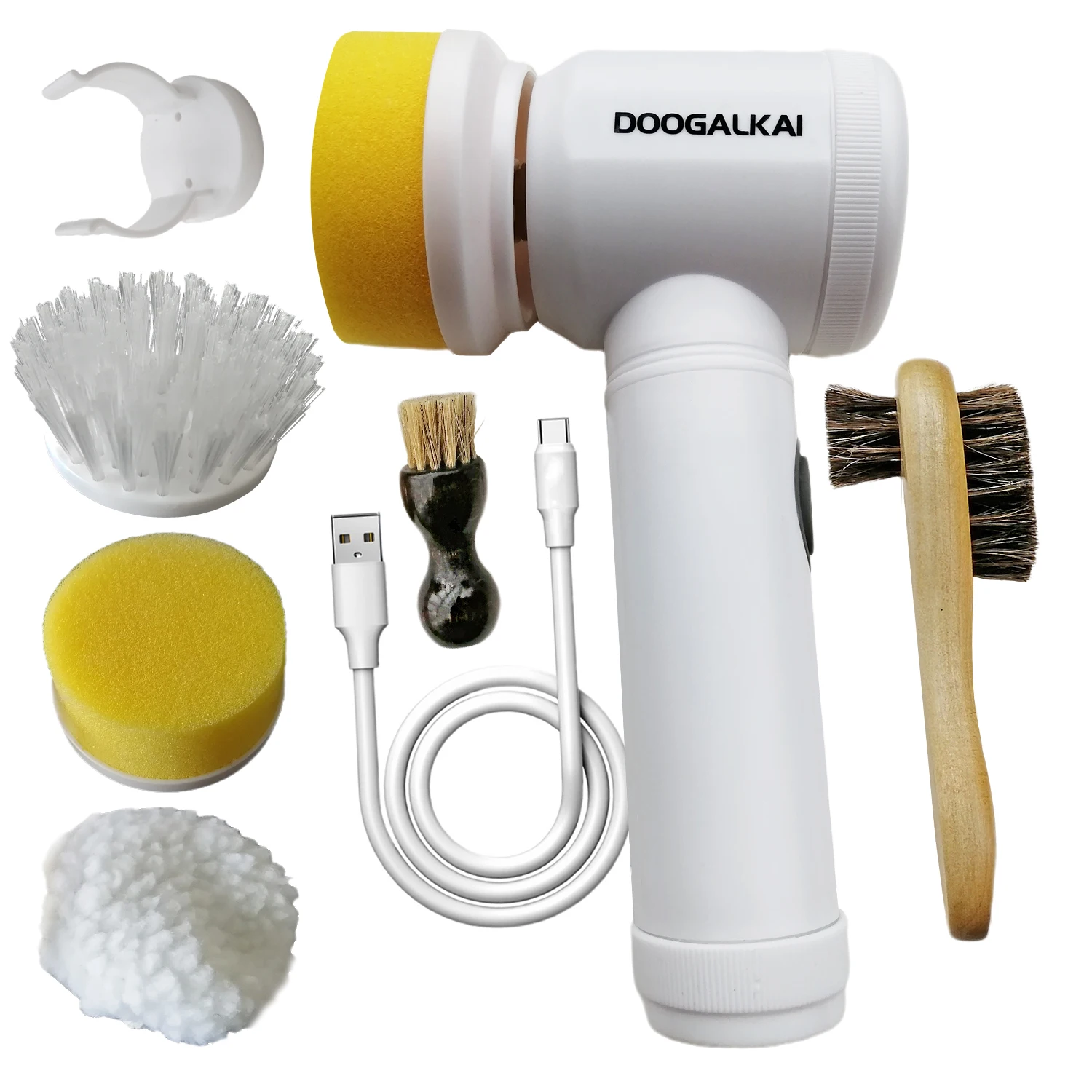 

Electric Shoe Brush Machine Cleaning Shine Kit USB Interface Charging Multifunction Handheld Shoe Polisher Shoe Washer