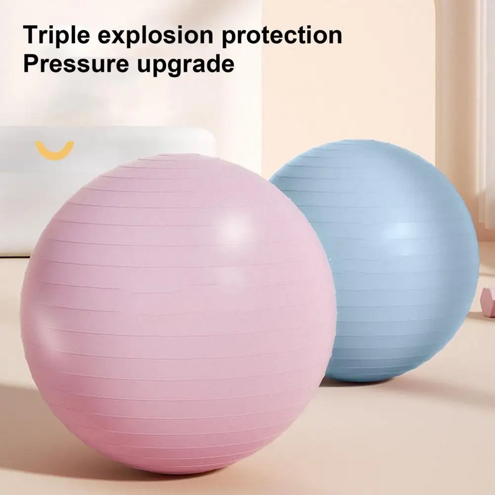 55/65/75CM Yoga Ball Mini Exercise Exercise Pilates Ball Sport Training Gym Slip Resistant Balls Physical Therapy with Air Pump