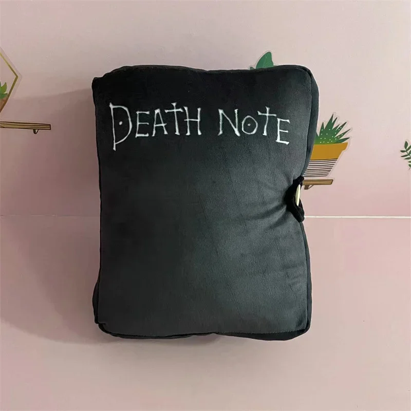 Deaths Notes Anime Plush Pillows Book Cushions Story Book Pillow Kids Birthday Gift For Friend Doll Bedroom Sofa Home Decor 2