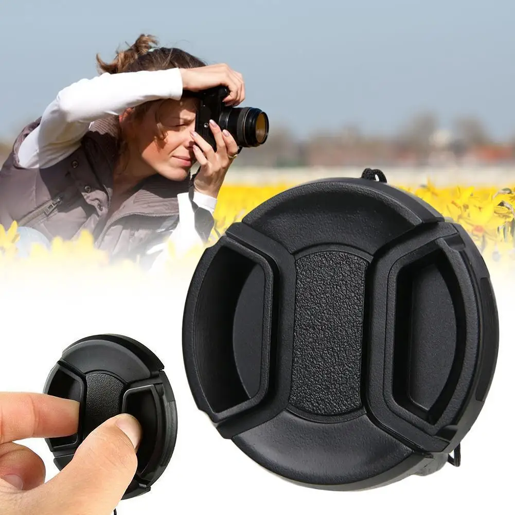 Universal High-end 58mm Camera Lens Cap Holder Lens High Quality Cover For Iconic Brand Nikon Olypums Fuji Lumix Accessories