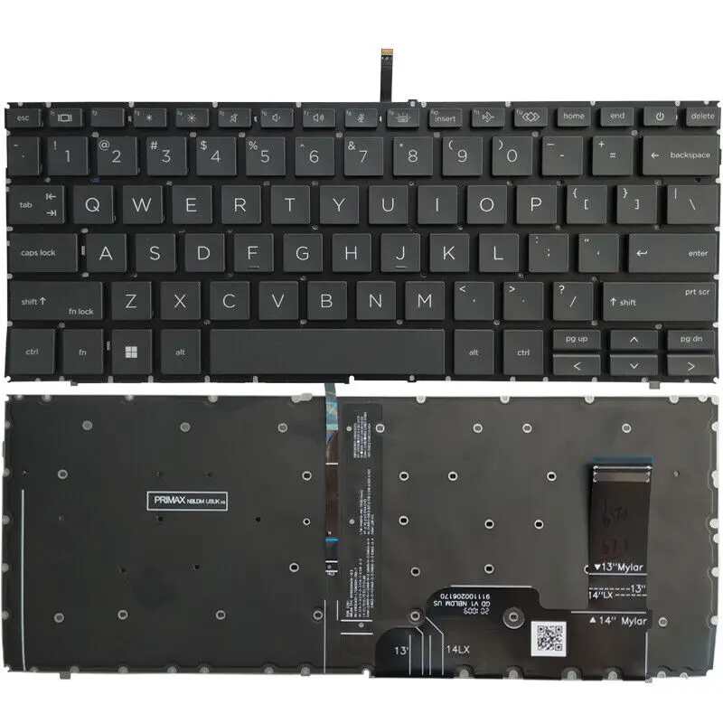 

Новый ноутбук для HP EliteBook 830 835 840 845 1030 G9 ZBOOK fiотраy14 ZHAN99 AIR14 Series, черная клавиатура с подсветкой