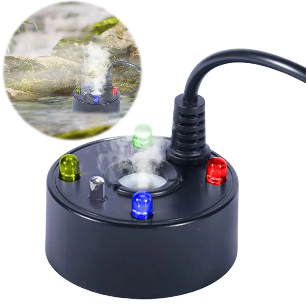 Description Picture 5 of itemUSB Fogger With 4 LED Colorful Lights Water Fountain Pond Fog Machine Atomizer Air Humidifier for Halloween Party Decorations