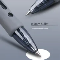Retractable Gel Pen set 0.5mm Black Blue Red Ink Refill Ballpoint Pens School Office Supplies Business Signature Stationary 2