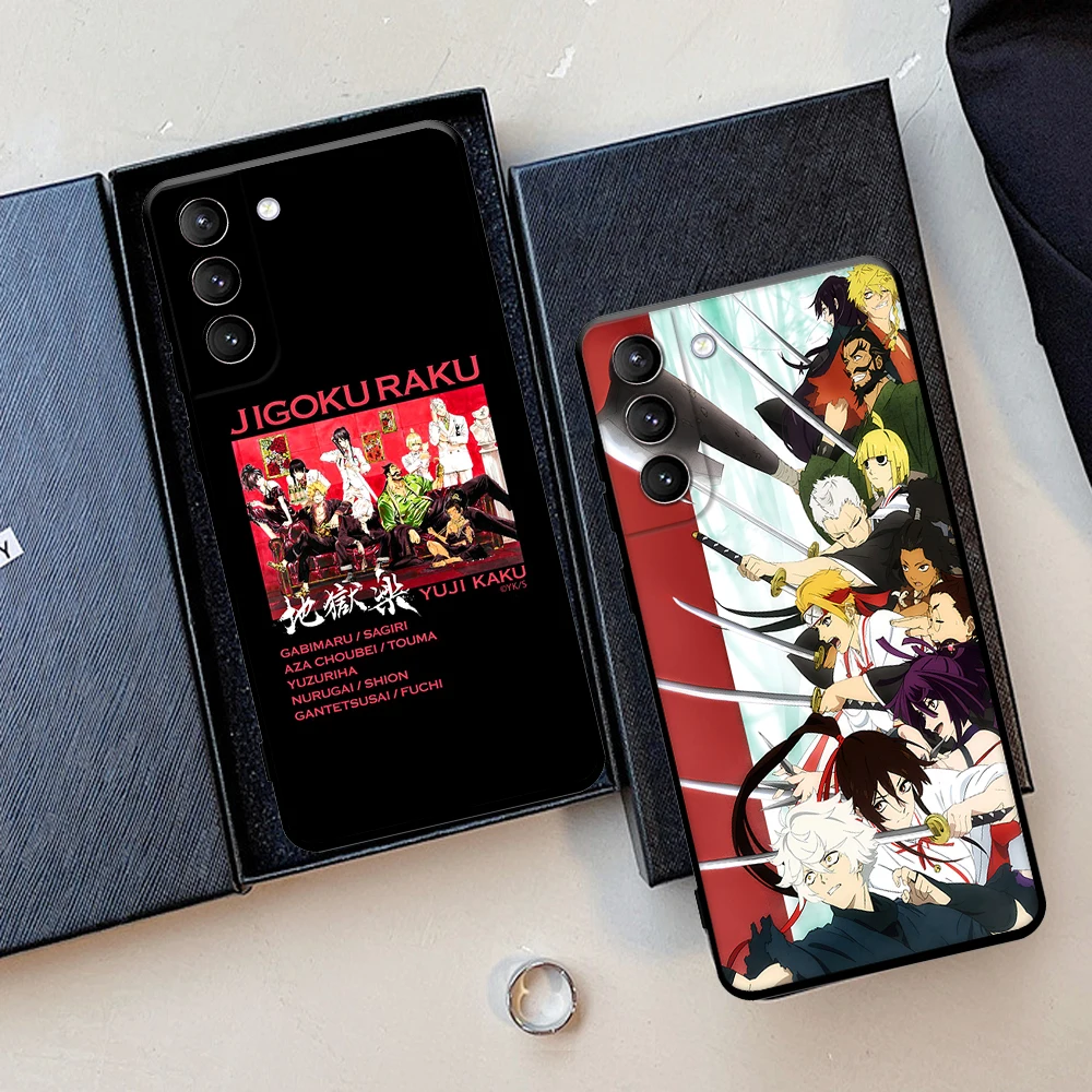 Hell Paradise Jigokuraku Manga Custodia Per Telefono Per Samsung S22 S21 S20 Ultra Pro Plus S10 S9 S8 Note 20 Ultra Cover Paraurti Per Telefono