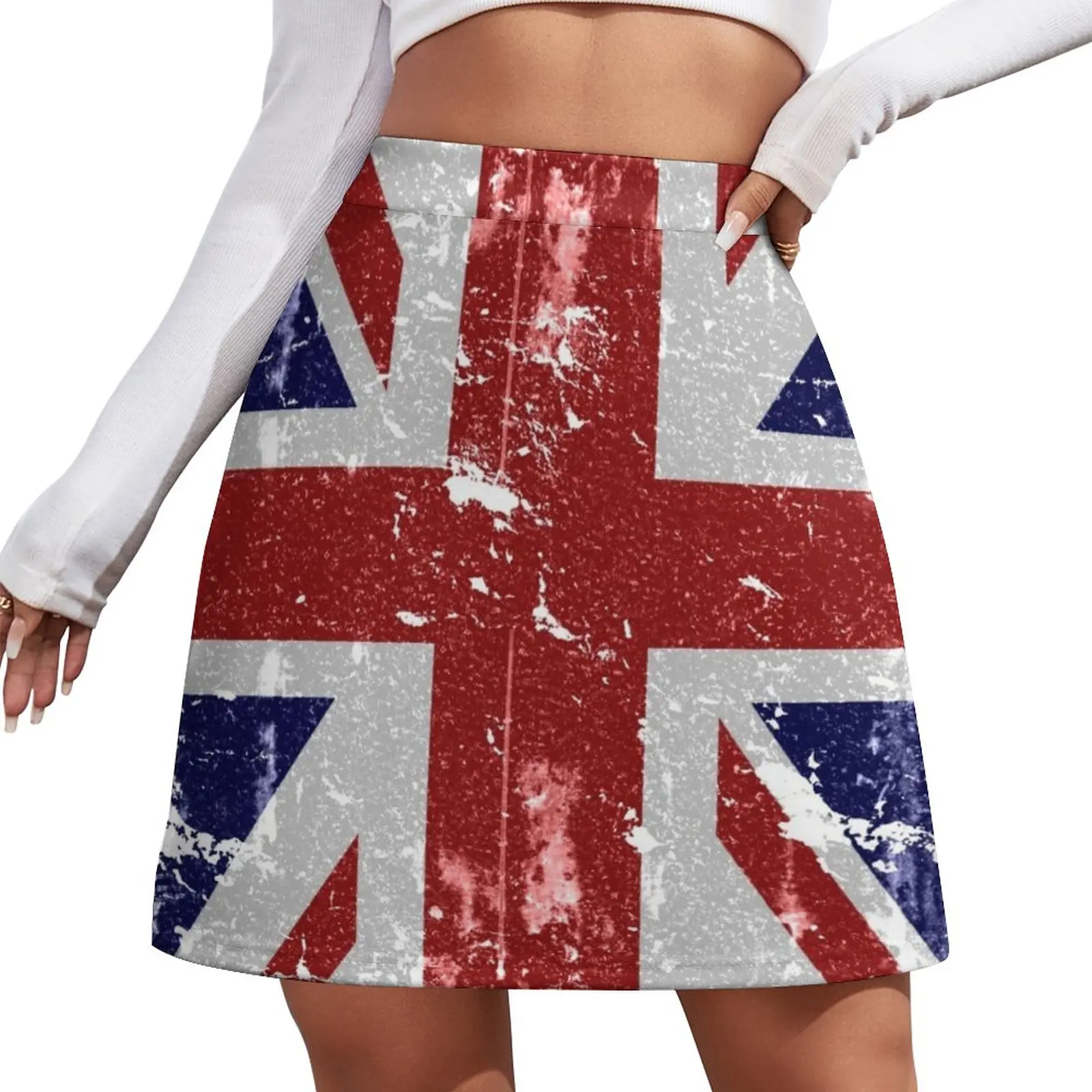 British Flag Vintage Look Mini Skirt Woman clothing skirts for womens 2024