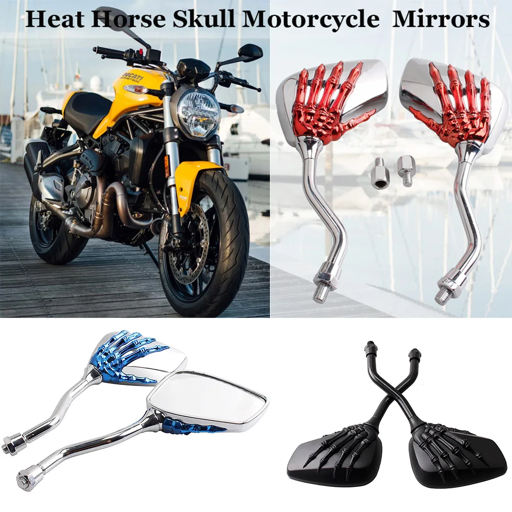 Motorcycle Rearview 8mm Side Ce Certification E-mark Mirrors For Kymco Mxu Kxr G