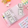 A6 Marble Colorful Money Budget Planner Binder Envelopes Cash Notebook Cover for Budgeting Money Organizer for Budget Binder 4
