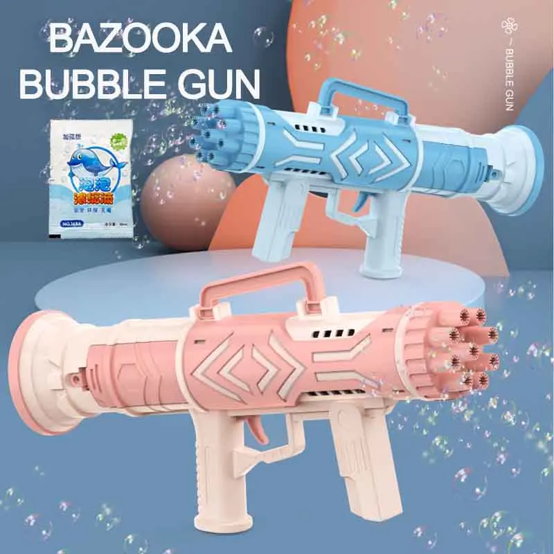 BazookaBubbleGunElectricAutomaticSoapRocketBubblesMachineKids