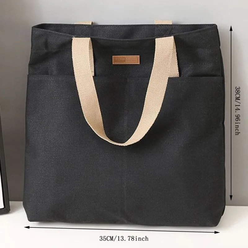 Canvas Shoulder Tote Shopping Grocery Bags For Girls