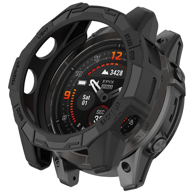 The Garmin Fenix 7 Pro Series is available in 3 sizes. 42MM 47 MM 51MM