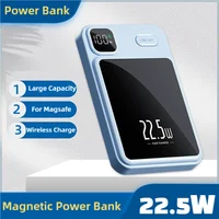 New 22.5W Mini Magnetic Power Bank for IPhone 15 14 13 12 Magsafe Phone Wireless Fast Charging Powerbank External Spare Battery 1