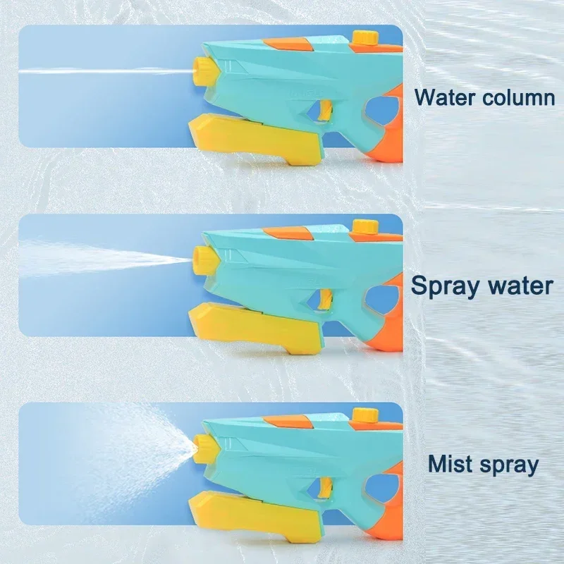 2 Modes Water Guns Kids Toy Swimming Pool Beach Summer Long Range Squirt Fighting Game Large Capacity Spray Toys Water Blasters 6