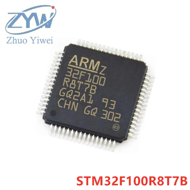 

STM32F100R8T7B LQFP-64 STM32F STM32F100R8T7 STM32F100 24MHz 64KB ARM Cortex-M3 chip 32-bit microcontroller MCU New original