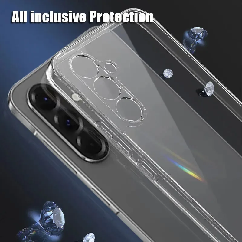 Clear Silicone Transparent Soft Back Cover Case