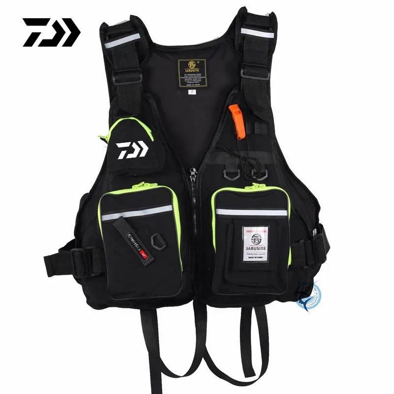 2023 New Daiwa Outdoor Sports Fishing Vest Summer with Bottle Cage Vest