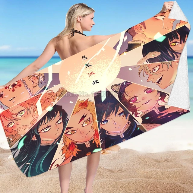 Fairy Tail Anime Japanese Art Beach Towel by Anime Art - Pixels