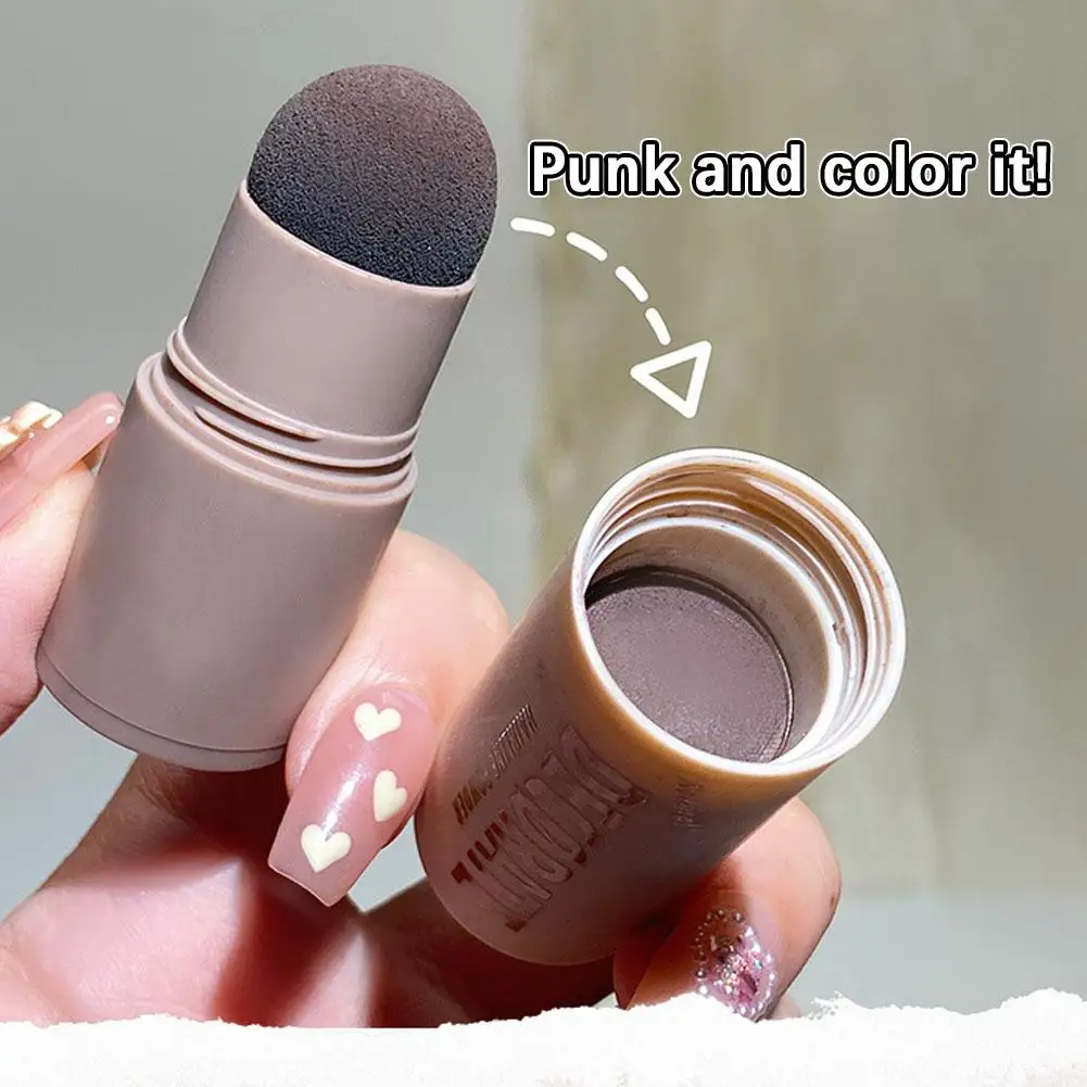 Waterproof Hairline Powder Natural Sweatproof Hair Up Root Chalk Hair Black Shadow Concealer Fluffy Brown Hairline Powder C E1U8