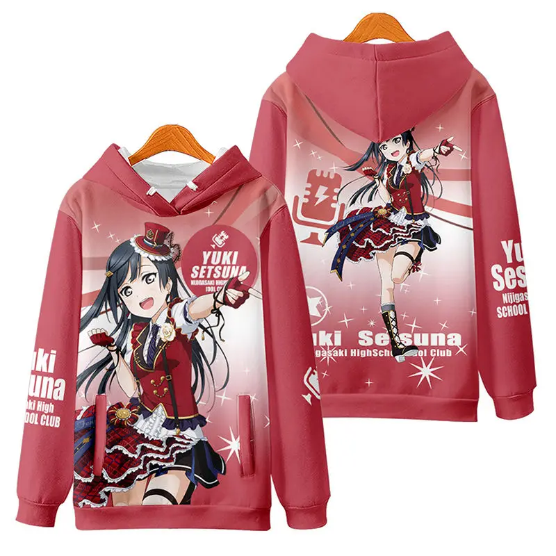 Фото 3D Love Live! Унисекс, толстовка с капюшоном, унисекс №2