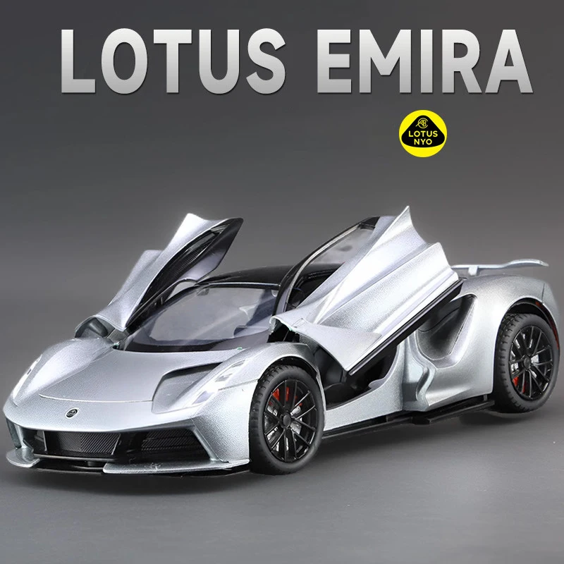 

Модель автомобиля из сплава Lotus Evija в масштабе 1:24, Игрушечная модель автомобиля, литье под давлением, металлическое литье, игрушечная машинка для детей