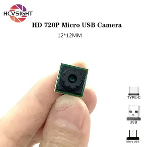 720P 1/4 in Senor 12x12*1mm Smallest Size UVC Micro Usb Camera Module TYPEC-C OTG USB2.0 Interface For Medical And Industry