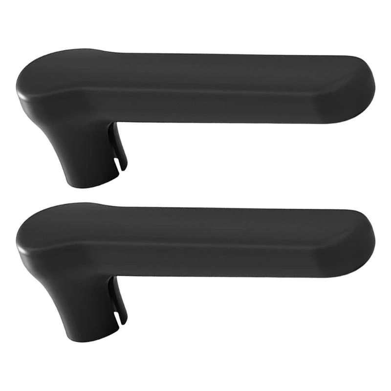 2 Pieces Door Knob Cover Silicone Protections Case Sleeve Against Scratches And Static for Various Handle Black 4XBC