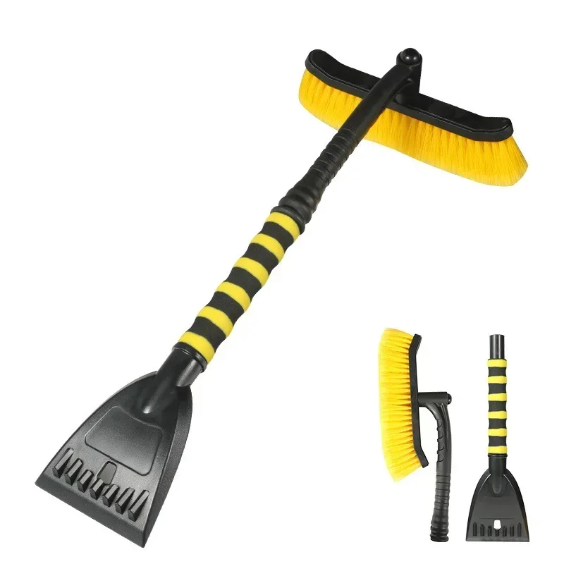 Car Snow Removal Shovel Truck with Ice Removal Snow Sweeping Brush Scraper Artifact Glass Winter Defrost Tool