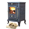 Traditional style cast iron Indoor stove wood burning stove with oven 4